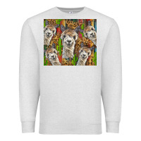 Oatmeal Heather alpaca Premium Sweatshirt - BarkalooDesign