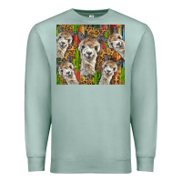 Seafoam alpaca Premium Sweatshirt - BarkalooDesign