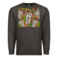 Smoke alpaca Premium Sweatshirt - BarkalooDesign