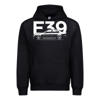 Black E39 5 Series  Car Silhouette Urban Hoodie - longCreatives