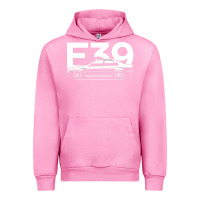 Fuchsia Pink E39 5 Series  Car Silhouette Urban Hoodie - longCreatives