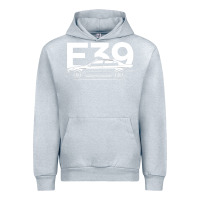 Heather Grey E39 5 Series  Car Silhouette Urban Hoodie - longCreatives
