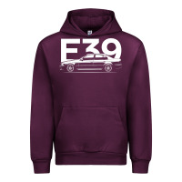 Mauve Wine E39 5 Series  Car Silhouette Urban Hoodie - longCreatives