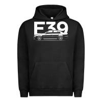 Pigment Black E39 5 Series  Car Silhouette Urban Hoodie - longCreatives