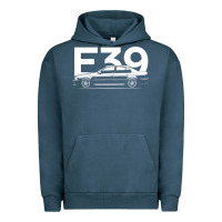 Pigment Midnight Navy E39 5 Series  Car Silhouette Urban Hoodie - longCreatives