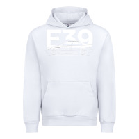 White E39 5 Series  Car Silhouette Urban Hoodie - longCreatives
