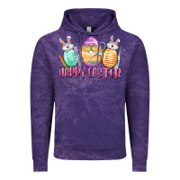 Cloud Purple Happy Easter Nurse eggs Easter Day Vintage Hoodie - CowGirlArtShop