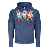 Vintage Denim Happy Easter Nurse eggs Easter Day Vintage Hoodie - CowGirlArtShop