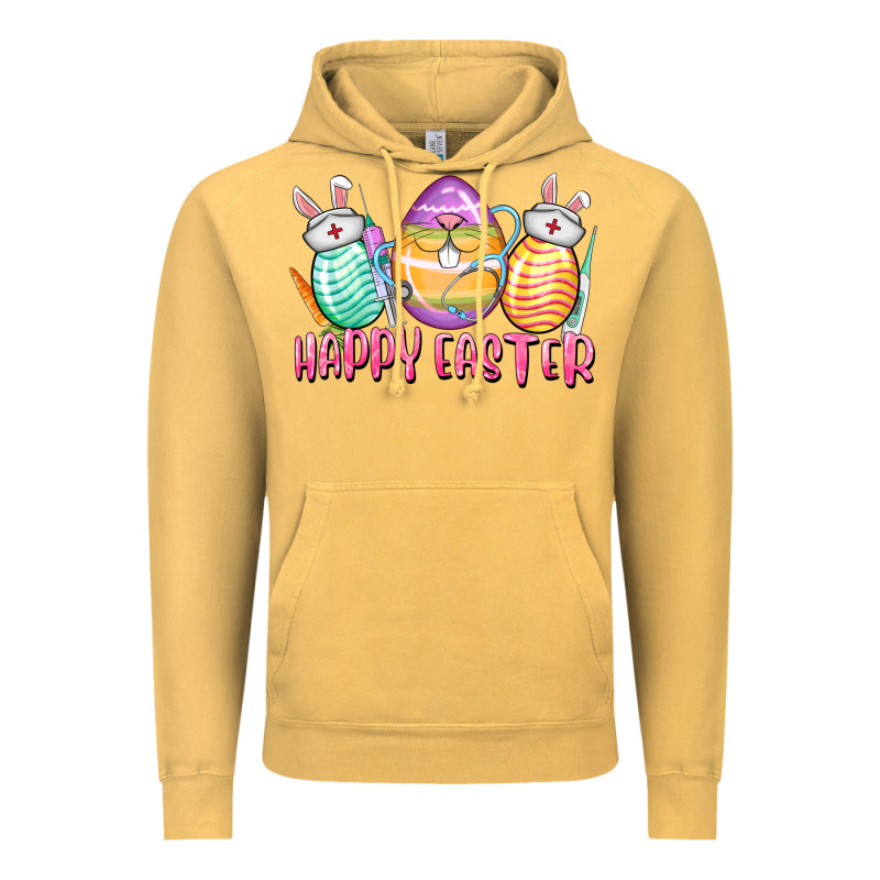 Happy Easter Nurse Eggs Easter Day Vintage Hoodie by CowGirlArtShop | Teevron