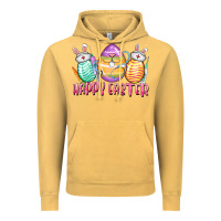 Vintage Mustard Happy Easter Nurse eggs Easter Day Vintage Hoodie - CowGirlArtShop