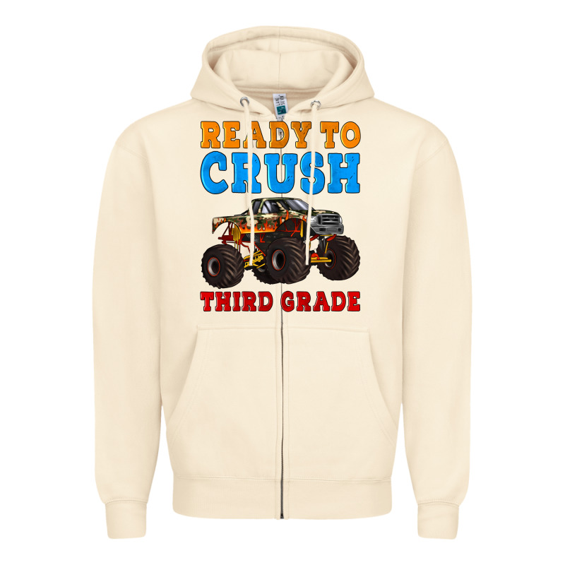 Ready To Crush Third Grade Zipper Hoodie by Artiststas | Teevron