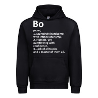 Black BO Definition Personalized Name Funny Birthday Gift Idea Urban Hoodie - longCreatives