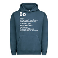 Pigment Midnight Navy BO Definition Personalized Name Funny Birthday Gift Idea Urban Hoodie - longCreatives