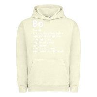 Pigment Pistachio BO Definition Personalized Name Funny Birthday Gift Idea Urban Hoodie - longCreatives