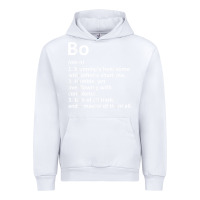 White BO Definition Personalized Name Funny Birthday Gift Idea Urban Hoodie - longCreatives