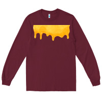 Burgundy honeydrip fa element Long Sleeve Tee - FaDigitalArtStudio