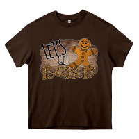 Chocolate Brown Let's Get Baked Heavy Core Tee - Bettercallsaul