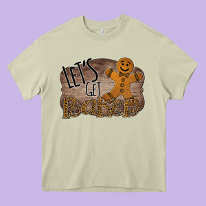 Let's Get Baked Heavy Core Tee Designed By Bettercallsaul