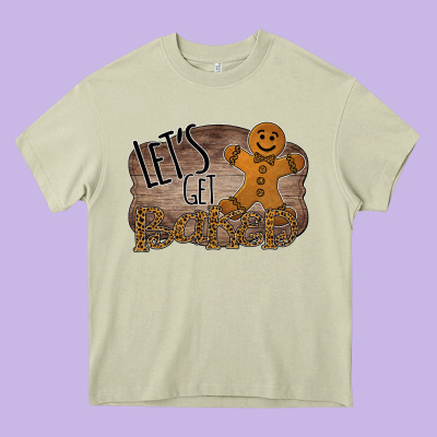 Let's Get Baked Heavy Core Tee Designed By Bettercallsaul