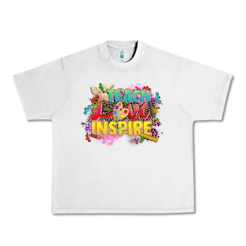 Teach Love Inspire Urban Heavy Tee by CowGirlArtShop | Teevron