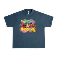 Midnight Navy teach love inspire Urban Heavy Tee - CowGirlArtShop