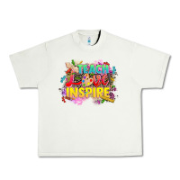 Pistachio teach love inspire Urban Heavy Tee - CowGirlArtShop