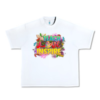 White teach love inspire Urban Heavy Tee - CowGirlArtShop