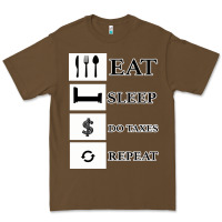Cacao Tax Day Eat Sleep Do Taxes Repeat Gift Premium Tee - Bettercallsaul