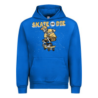 Cobalt skate or die funny skeleton skating skater halloween costume Urban Hoodie - longCreatives