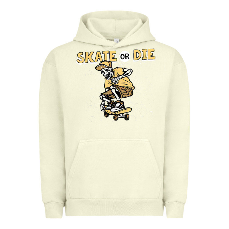 Skate Or Die Funny Skeleton Skating Skater Halloween Costume Urban Hoodie by longCreatives | Teevron