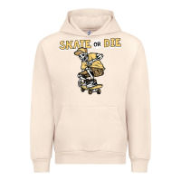Sandshell skate or die funny skeleton skating skater halloween costume Urban Hoodie - longCreatives