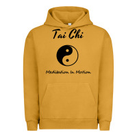 Pigment Peanut Butter Tai Chi T, Meditation In Motion, Martial Arts Gift Urban Hoodie - longCreatives