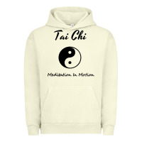 Pigment Pistachio Tai Chi T, Meditation In Motion, Martial Arts Gift Urban Hoodie - longCreatives