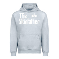 Heather Grey The Skin Father Funny Dermatology Dermatologist Gift Urban Hoodie - longCreatives