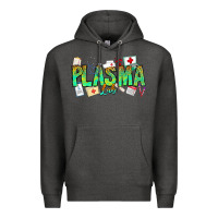 Charcoal Heather plasma lab Premium Hoodie - CowhideDigitalArt
