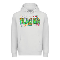 Dove Grey plasma lab Premium Hoodie - CowhideDigitalArt