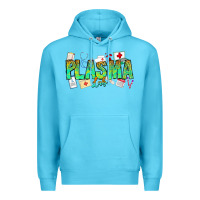 Ocean Blue plasma lab Premium Hoodie - CowhideDigitalArt