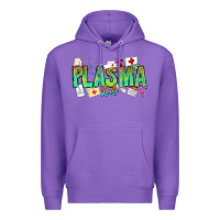 Purple plasma lab Premium Hoodie - CowhideDigitalArt