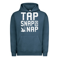 Pigment Midnight Navy Tap Snap Or Nap Jiu Jitsu Hoodie Brazilian BJJ Gifts Urban Hoodie - longCreatives