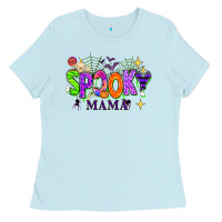 Halloween Spooky Mama Ladies Tee | Teevron