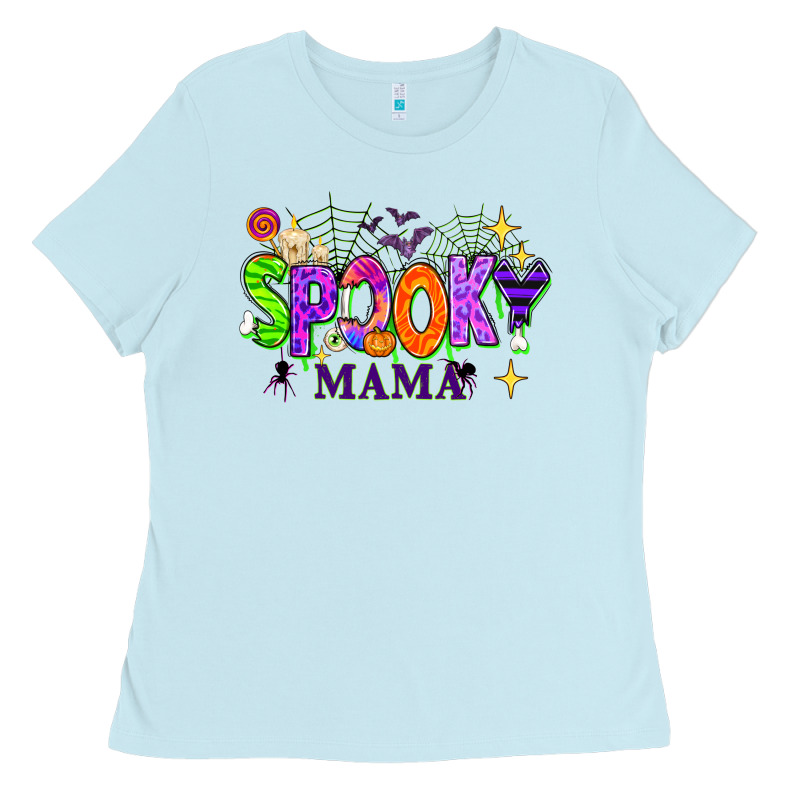 Halloween Spooky Mama Ladies Tee by texasbilliewilder | Teevron