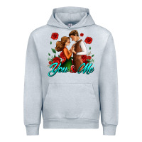 Heather Grey you and me Urban Hoodie - AdoDesignShop