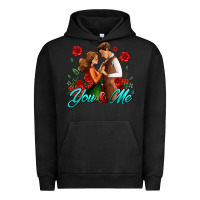 Pigment Black you and me Urban Hoodie - AdoDesignShop