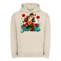 Pigment French Oak you and me Urban Hoodie - AdoDesignShop