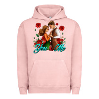Pigment Salmon you and me Urban Hoodie - AdoDesignShop