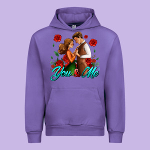 You And Me Urban Hoodie Designed By Adodesignshop