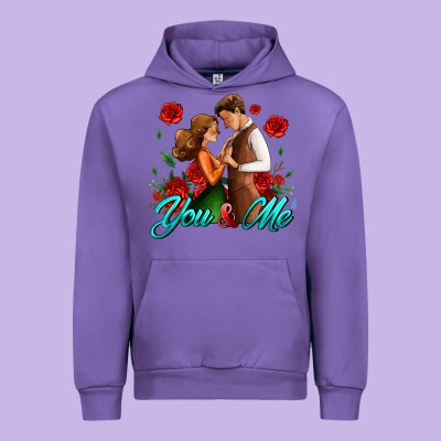 You And Me Urban Hoodie Designed By Adodesignshop