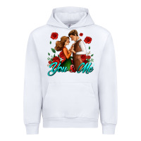 White you and me Urban Hoodie - AdoDesignShop