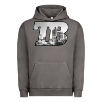 Pigment Tornado TB Tampa Bay City Skyline of Tampa Bay, Florida Urban Hoodie - longCreatives