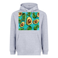 Heather Grey avacadoblue tumbler Heavyweight Hoodie - BarkalooDesign